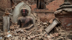 Sacred temples in Bhaktapur ruined by the Earthquake 